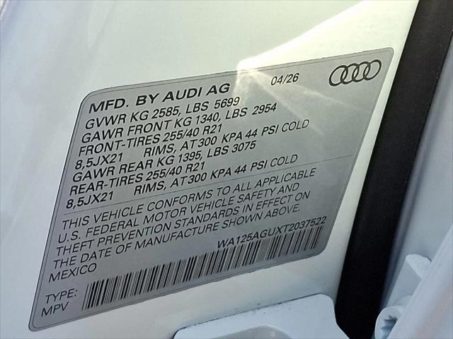 2026 Audi SQ5 Premium Plus TFSI quattro S tronic