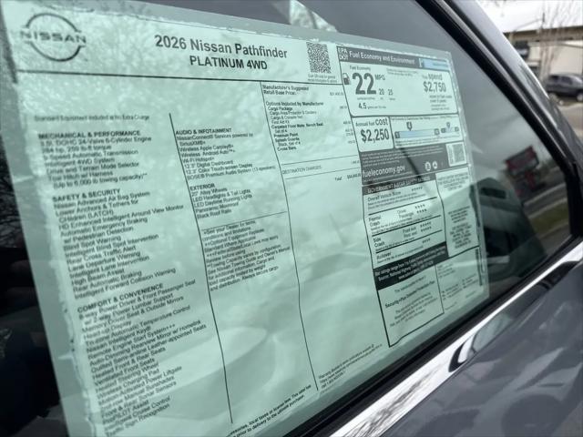 2026 Nissan Pathfinder Platinum