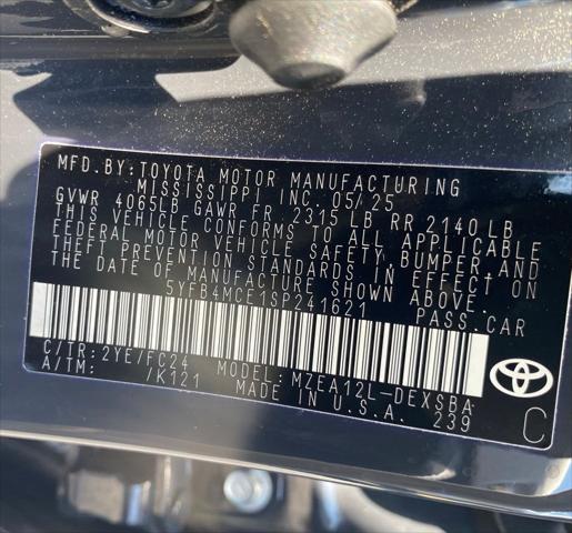 2025 Toyota Corolla FX