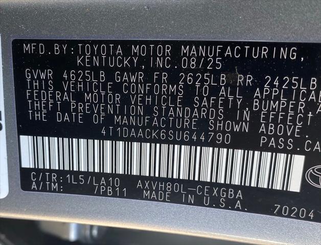 2025 Toyota Camry XLE