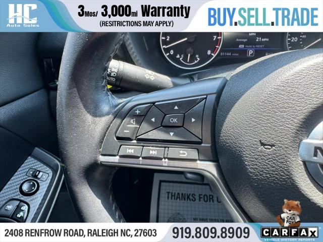 2021 Nissan Sentra SV Xtronic CVT