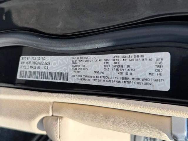 2022 Jeep Grand Cherokee L Limited 4x4
