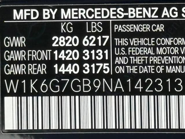 2022 Mercedes-Benz S 580 4MATIC