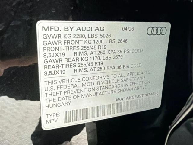 2026 Audi Q3 TFSI quattro S tronic