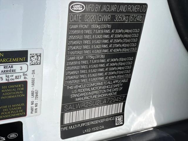 2020 Land Rover Range Rover Sport HSE MHEV
