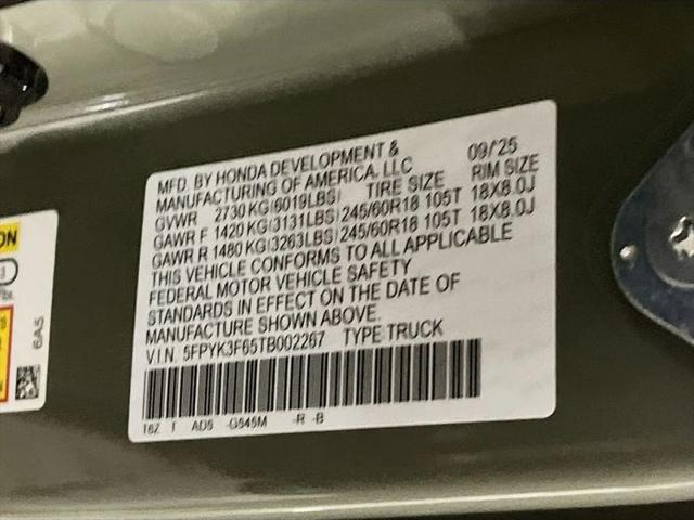 2026 Honda Ridgeline TrailSport