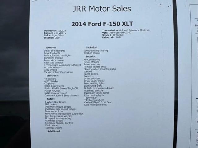 2014 Ford F-150 XLT
