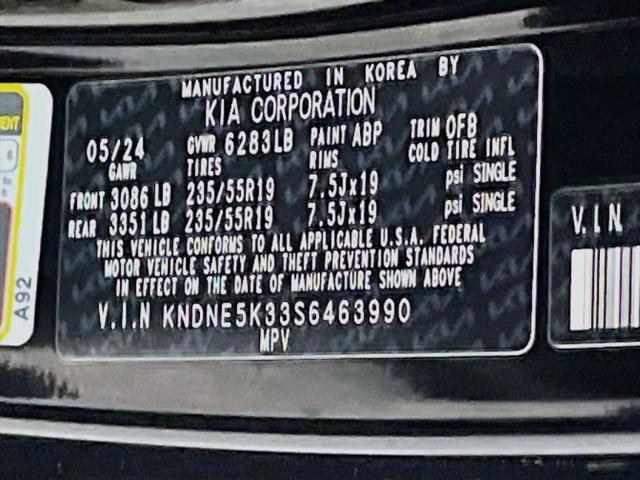 2025 Kia Carnival MPV SX