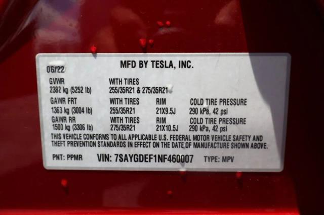 2022 Tesla Model Y Performance Dual Motor All-Wheel Drive