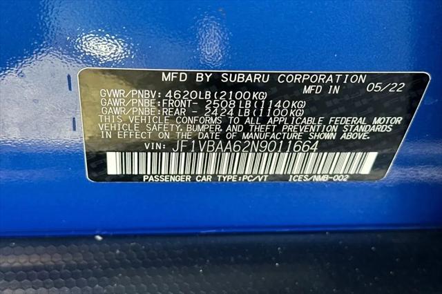 2022 Subaru WRX Standard