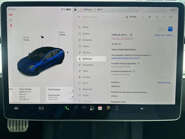 2021 Tesla Model 3 Performance Dual Motor All-Wheel Drive