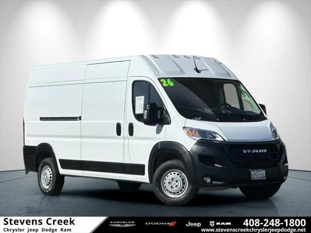 2026 Ram ProMaster 2500 Cargo Van Tradesman High Roof 159" WB w/Pass Seat for sale in San Jose, CA