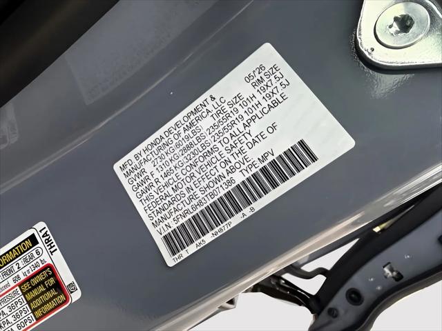 2026 Honda Odyssey Touring