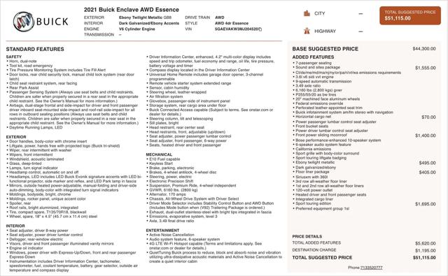 2021 Buick Enclave AWD Essence