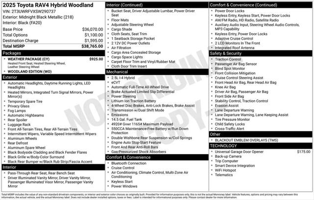 2025 Toyota RAV4 Hybrid Woodland Edition