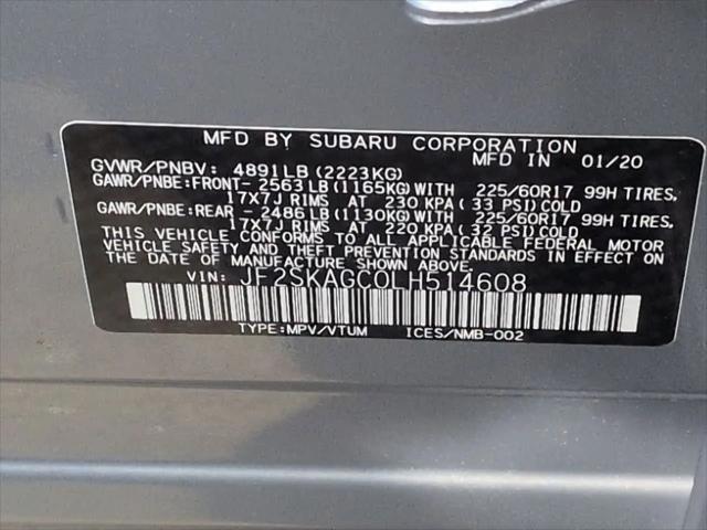 2020 Subaru Forester Premium