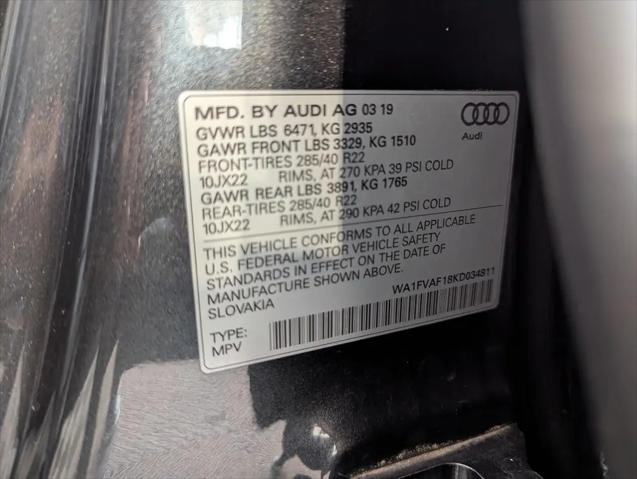 2019 Audi Q8 55 Premium