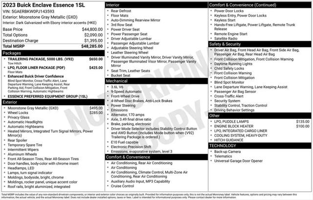 2023 Buick Enclave Essence FWD