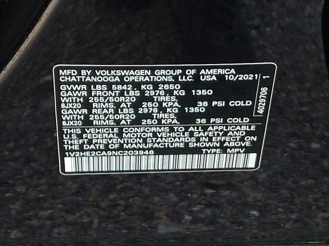 2022 Volkswagen Atlas Cross Sport 3.6L V6 SE w/Technology