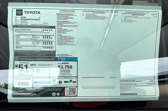 2026 Toyota Camry LE