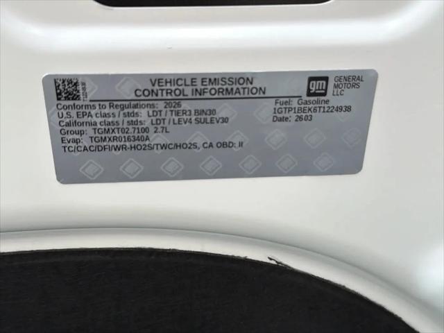 2026 GMC Canyon Elevation, RWD