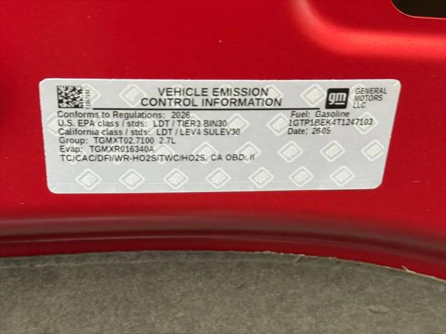 2026 GMC Canyon Elevation, RWD