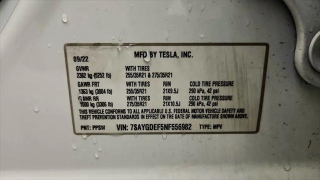 2022 Tesla Model Y Performance Dual Motor All-Wheel Drive