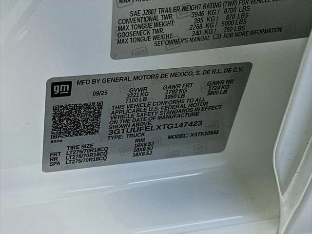 2026 GMC Sierra 1500 Crew Cab, Short Bed, AT4X, 4WD