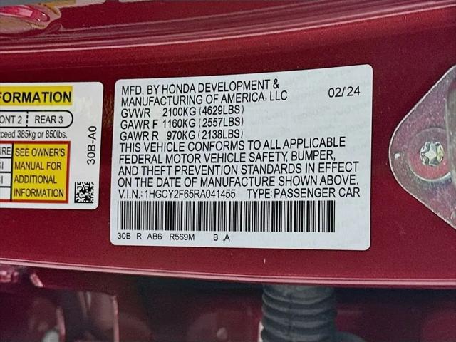 2024 Honda Accord Hybrid EX-L