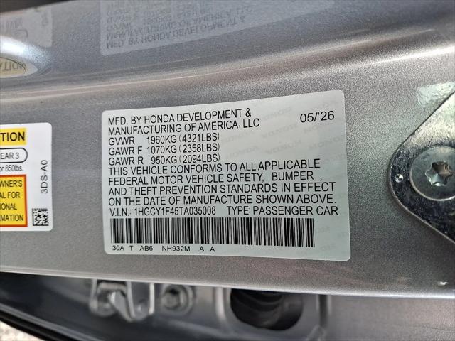 2026 Honda Accord Sedan SE