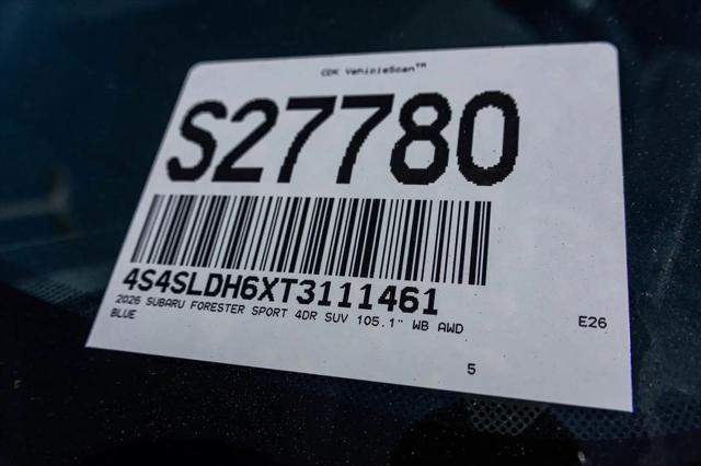 2026 Subaru Forester Sport