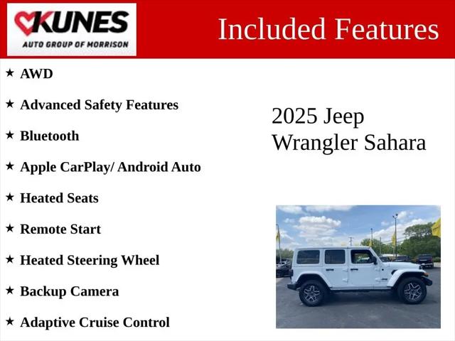 2025 Jeep Wrangler 4-Door Sahara 4x4