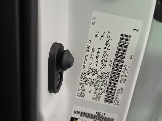 2026 Toyota Tundra SR5 CrewMax 5.5' Bed