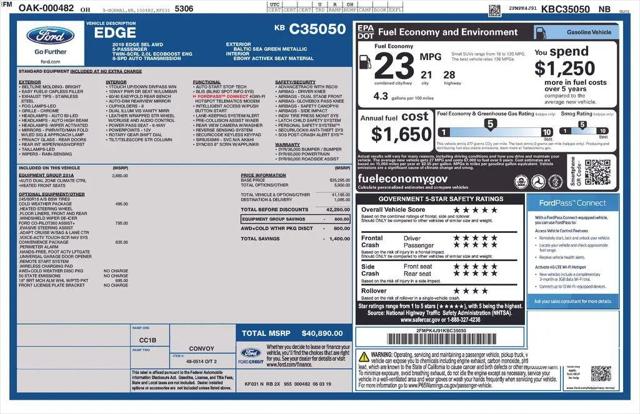 2019 Ford Edge SEL for sale in Brandon, MS