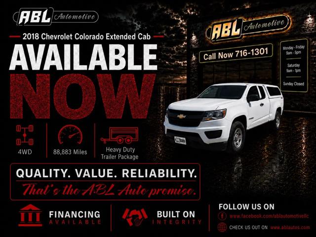2018 Chevrolet Colorado WT for sale in Oakland, ME
