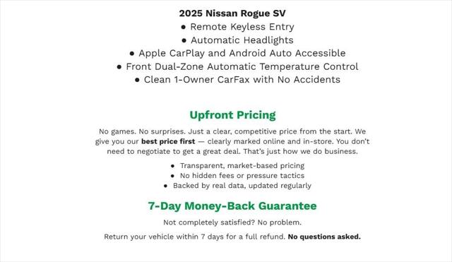 2025 Nissan Rogue SV Intelligent AWD