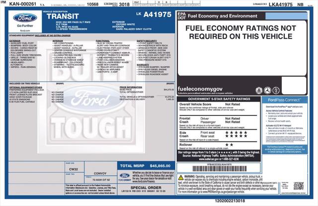 2020 Ford Transit-350 Passenger Van XLT for sale in Cincinnati, OH
