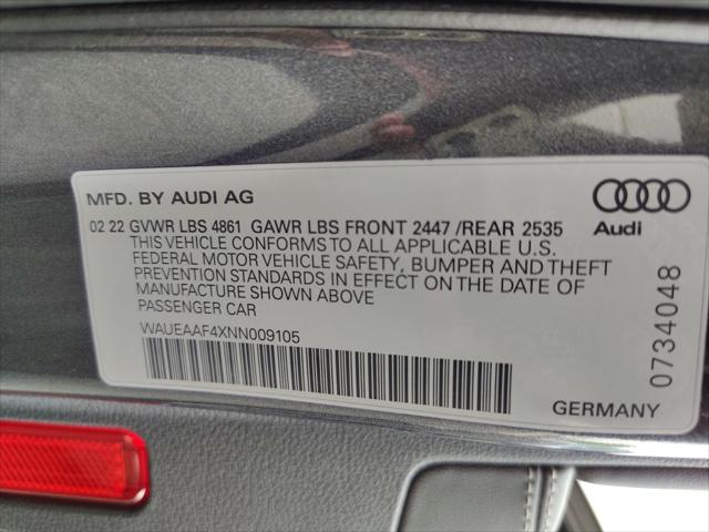 2022 Audi A4 Premium Plus 45 TFSI S line quattro S tronic