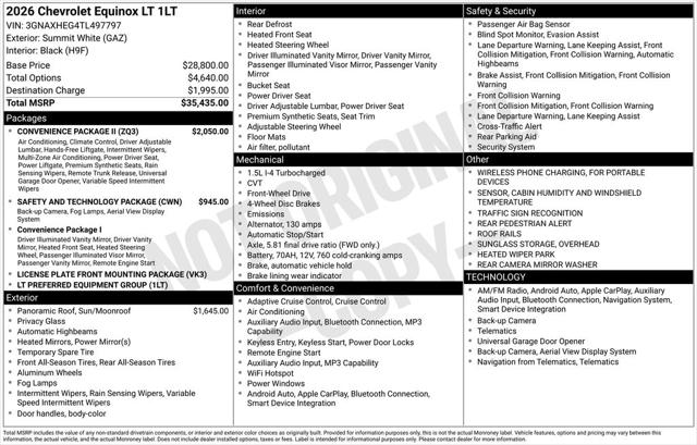 2026 Chevrolet Equinox FWD LT