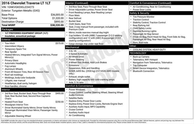 2016 Chevrolet Traverse 1LT