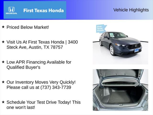 2026 Honda Accord Sedan LX