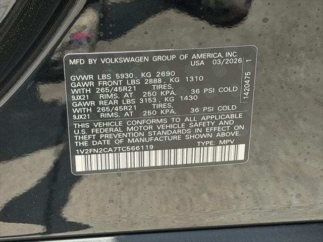 2026 Volkswagen Atlas SEL Premium R-Line