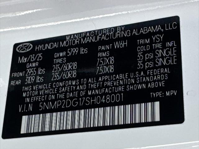 2025 Hyundai Santa Fe Hybrid SEL