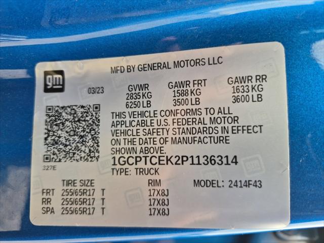 2023 Chevrolet Colorado 4WD Crew Cab Short Box LT
