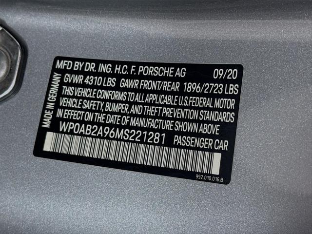 2021 Porsche 911 Carrera S