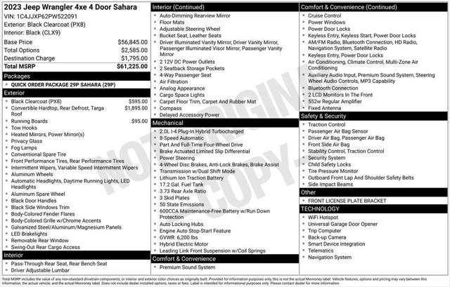 2023 Jeep Wrangler 4xe Sahara 4x4