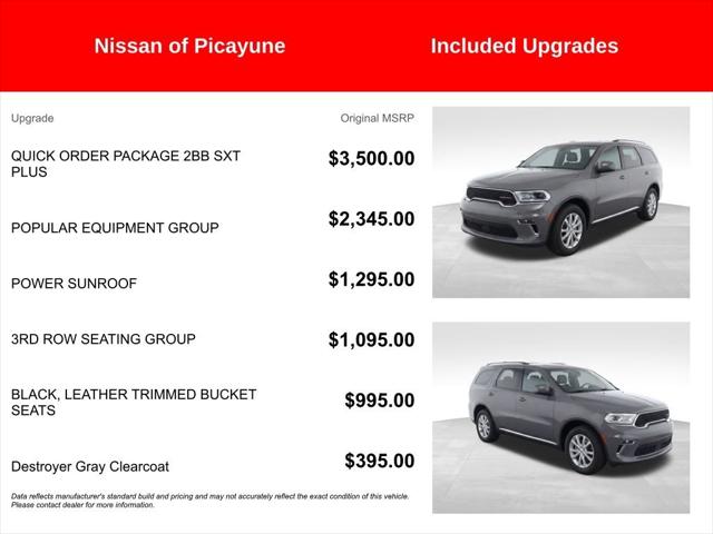 2021 Dodge Durango SXT Plus RWD