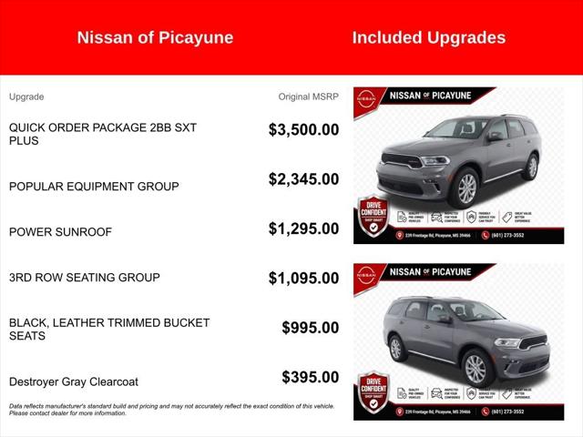 2021 Dodge Durango SXT Plus RWD