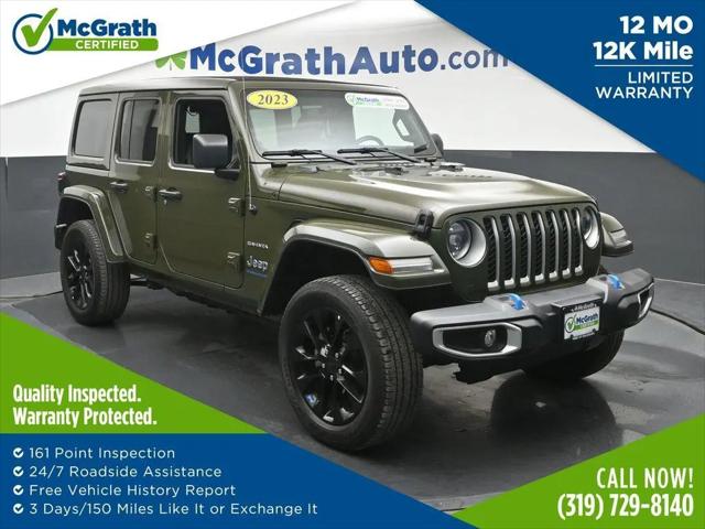 2023 Jeep Wrangler 4xe Sahara 4x4 for sale in Cedar Rapids, IA
