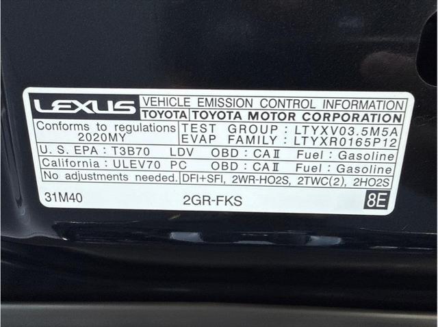 2020 Lexus IS 350 IS 350 F SPORT Sedan 4D